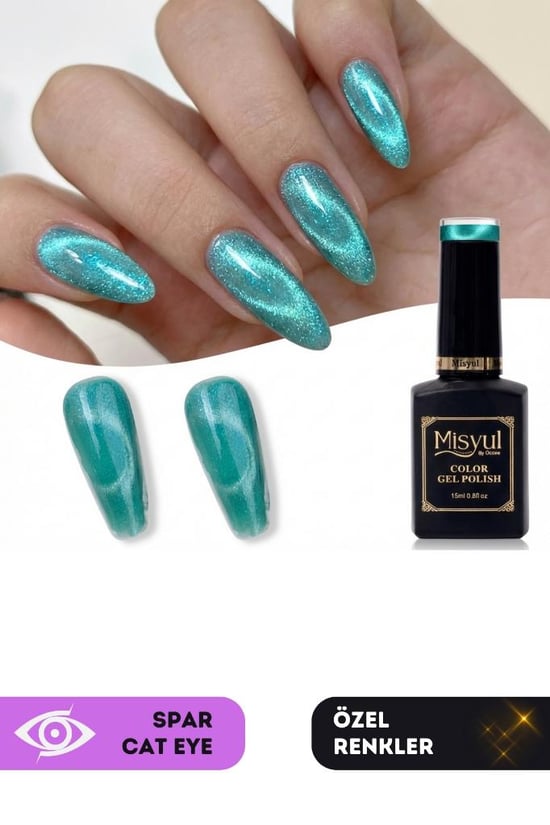 Misyul Uv Led Kalıcı Oje Nail Art 15 Ml Spar Cat Eye Sc14