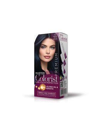 Master Colorist Premium Set Boya 1.1 Mavi Siyah