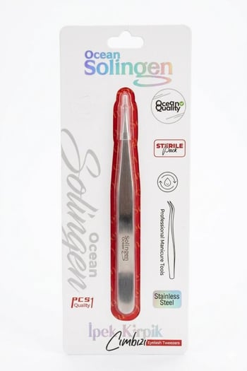 Ocean Solingen Düz Tipli Kirpik İzolasyon Cımbızı 857