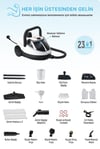 Livenzi Wj-578 Buharlı Temizlik Makinesi