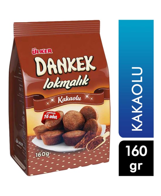 Ülker Dankek Lokmalık Kek 160 Gr X 8'li Paket Kakaolu
