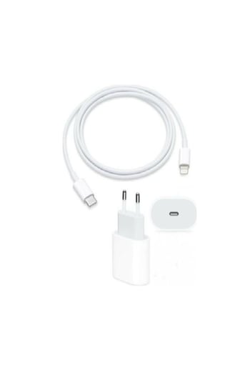 Adeyo Store İphone 11 / 12 / 13 / 14 Pro - Pro Max Şarj Cihazı ( 20w Adaptör ve Type-c To Lightinig Kablo )