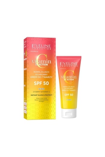C Vitaminli Nemlendirici ve Koruyucu Yüz Kremi Spf50 30ml