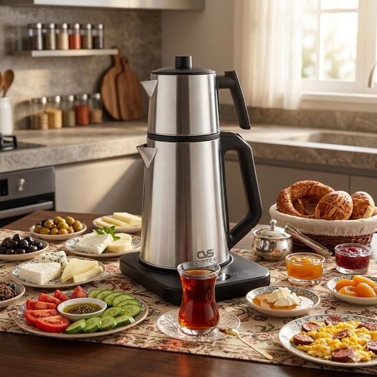 Cvs Dn 1557 Çelik Isı Ayarlı Digitea+ Çay Makinesi