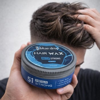 Blue Drop Haır Wax 175ml Blue Mega Strom