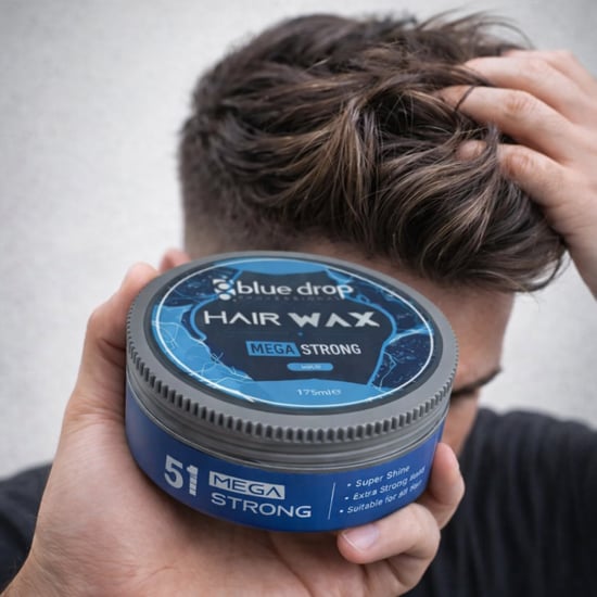 Blue Drop Haır Wax 175ml Blue Mega Strom