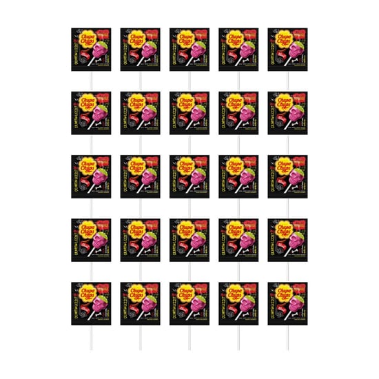 Chupa Chups Çilek ve Misket Limonu Aromalı Lolipop Şekerleme 15 G X 25 Adet