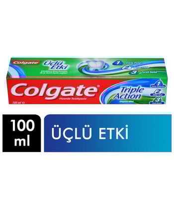colgate, colgate diş macunu, diş macunu, colgate üçlü etki