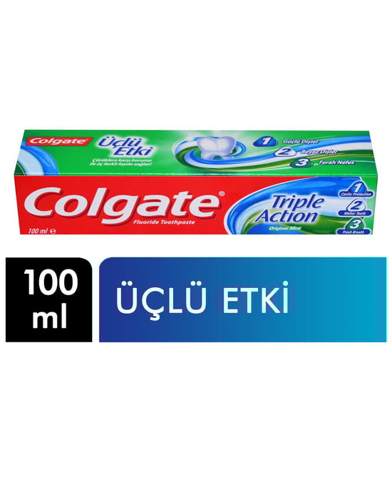 colgate, colgate diş macunu, diş macunu, colgate üçlü etki