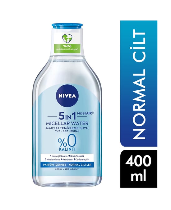 Nivea Micellair Normal Cilt Temizleme Suyu 400 ml