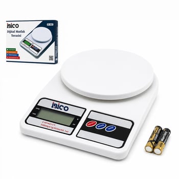 İ11-007 Sf-400 ( Dijital & Pilli ) Mutfak Terazisi Tartı ( 10kg / 1gr )