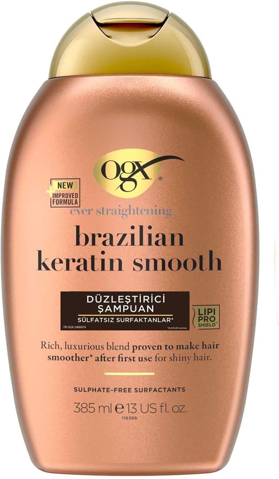 OGX Brazilian Keratin Smooth Düzleştirici Şampuan 385 ml