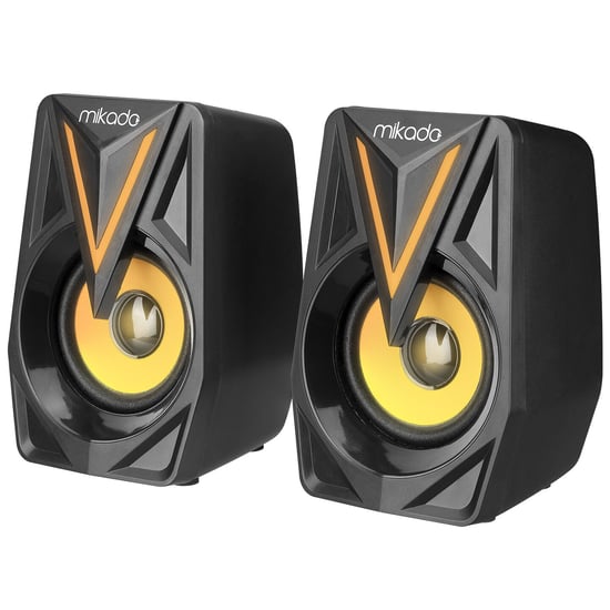 Md-s23 Glare 2.0 Multimedia 3w*2 Siyah Usb Rgb Işıklı Gaming Speaker Hoparlör
