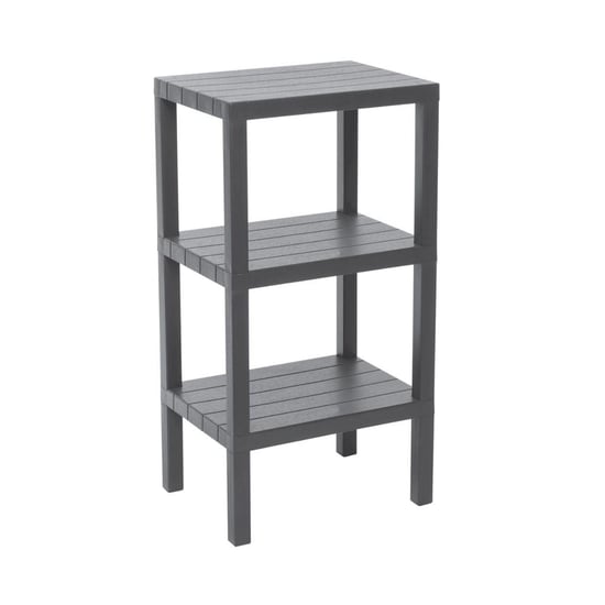 Ombeg Om-0390-3102-0145 ( 3 ( Düz ) Raflı & Gri ) Modüler Ünite Plastik