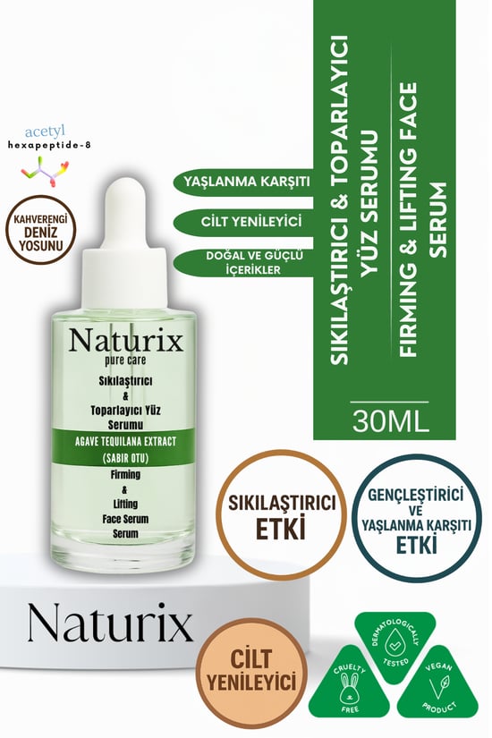 Naturix Sıkılaştırıcı & Toparlayıcı Yüz Serumu 30 ml