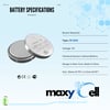 Maxycell 6 Adet(2+2+2) Karışık Cr2032 Cr2025 Cr2016 3 V Lityum Düğme Pil