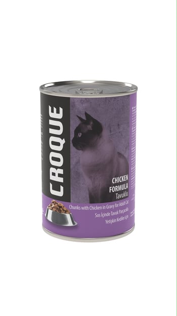 Croque Konserve Mama Yavru Kedi Tavuk Etli 400 Gr