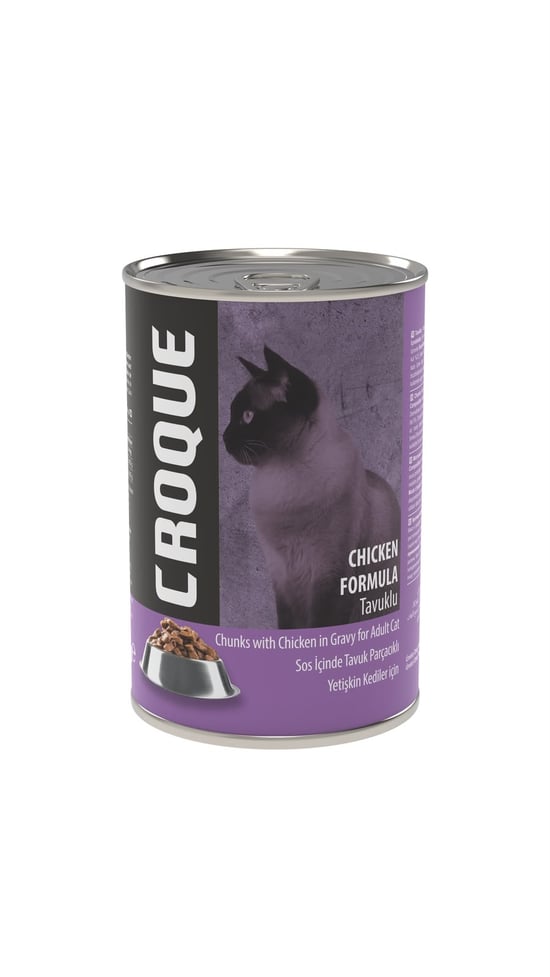 Croque Konserve Mama Yavru Kedi Tavuk Etli 400 Gr