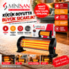 Minisan Maximus Ms Dp-1200q ( 3 Çubuk ) ( Masa Altı ) Mini Isıtıcı Soba