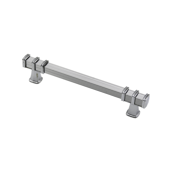 -969 ( 12.8cm ) ( Yüzük Krom & Kulp Krom ) ( Kare ) Çekmece Kulp