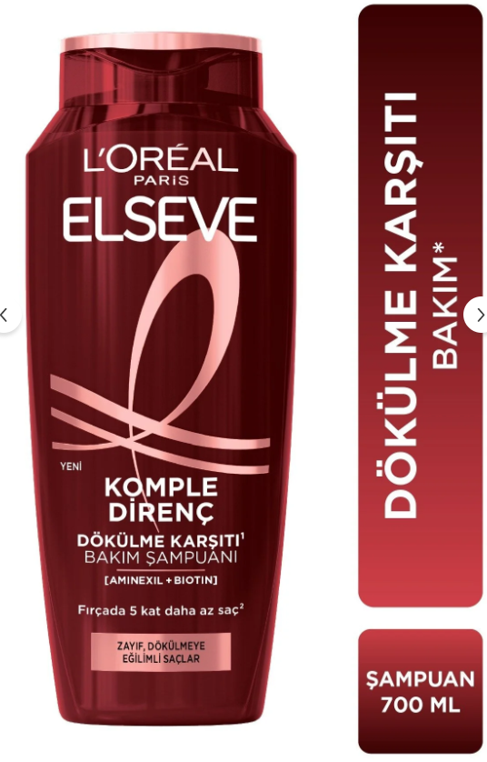 Elseve Komple Direnç Dökülme Karşıtı Şampuan 700 Ml