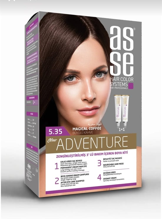 Asse  Büyülü Kahve İkili Saç Boyası 5,35