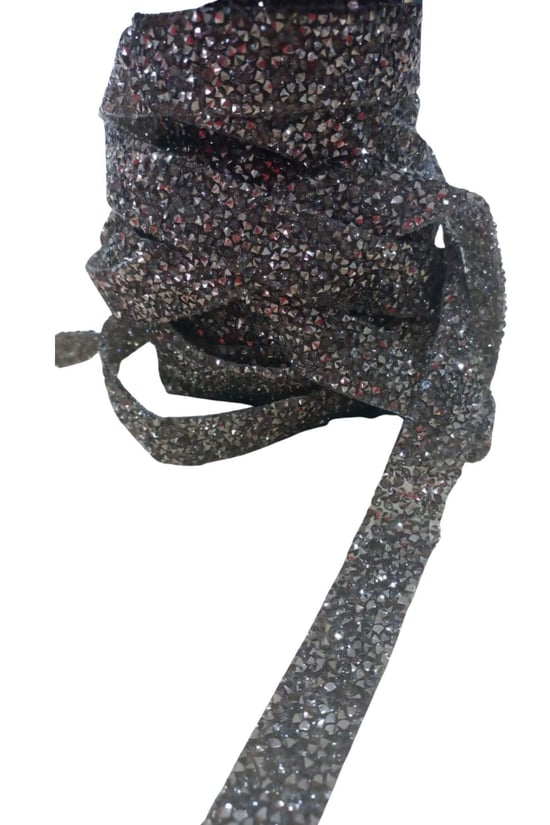 Silikonlu Yapıştırma Taş 1 Cm Siyah 10 Metre