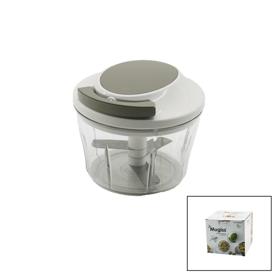 Mugiss M-11 Vera ( İpli ) Sebze Doğrayıcı El Rondosu ( 3 Bıçaklı )