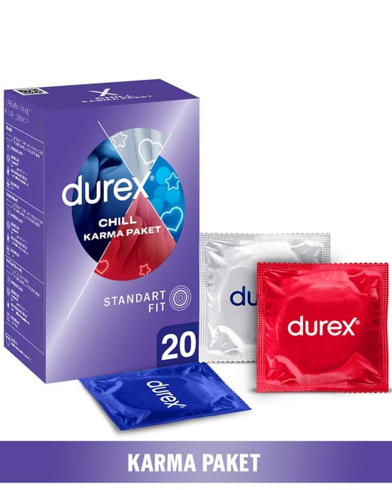 Durex Chill 20'lı Karma Paket Prezervatif