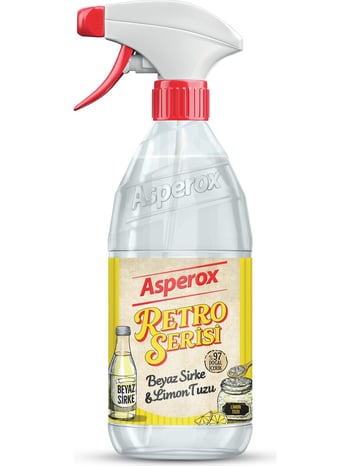 Asperox Retro Serisi Beyaz Sirke& Limon Tuzu 1000ml