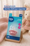 Wee Baby Cool Yuvarlak Uçlu Silikon Emzik 18+ Ay Pembe