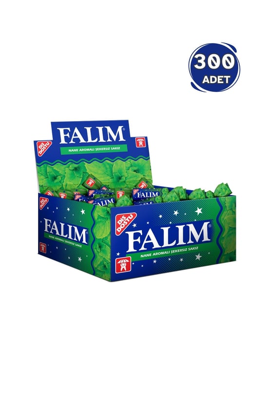 Falım Nane Aromalı Sakız (100 X 1,4g- 3 Adet)