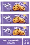 Milka Choco Cookies Damla Çikolatalı Kurabiye 168 Gr - 3 Adet