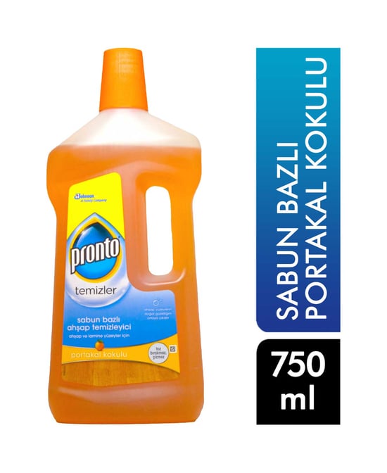 Pronto Sabun Bazlı Ahşap Yüzey Temizleyici 750 Ml Portakal Kokulu