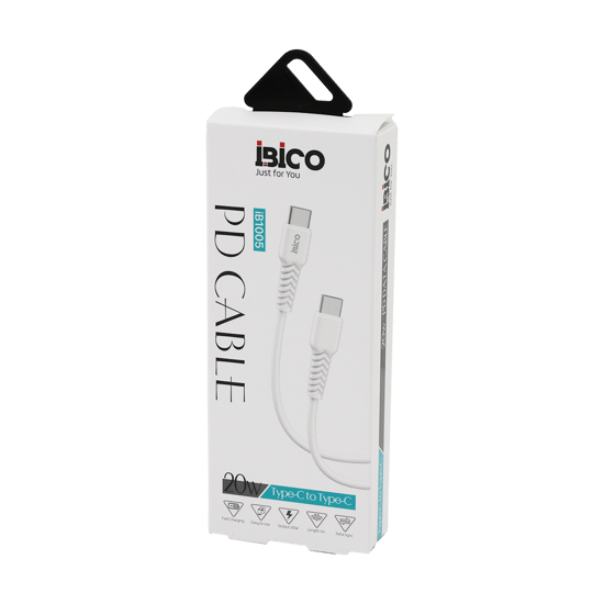 İb-1005 ( Type-c To=( Type-c ) ( Kablo ) ( Hızlı ) Telefon Şarj & Data Kablosu=1mt ( 20w ) ( 3.4a )