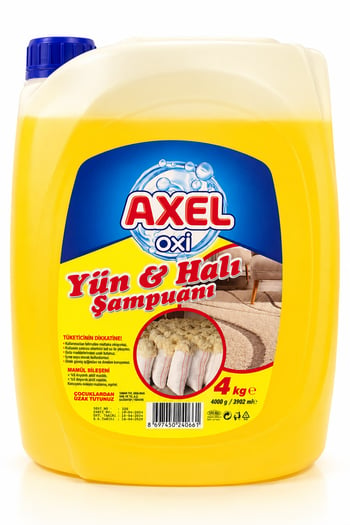 Axel Oxi Yün Halı ve Koltuk Şampuanı 4 Kğ