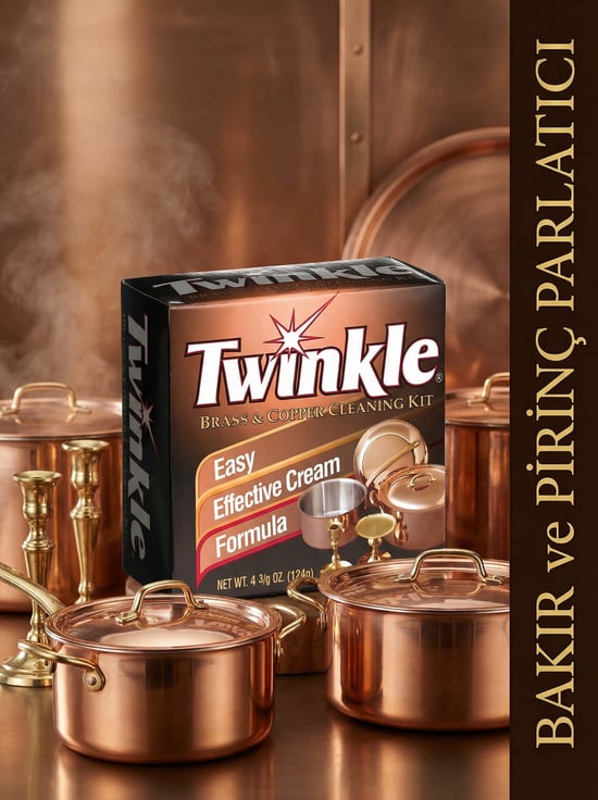 Bakır & Princ Temizleme Seti | Sünger Dahil | Bass & Copper (ithal Ürün) Made İn Usa