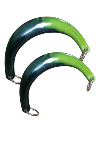 Çanta Sapı Ay Model Yeşil17 Cm