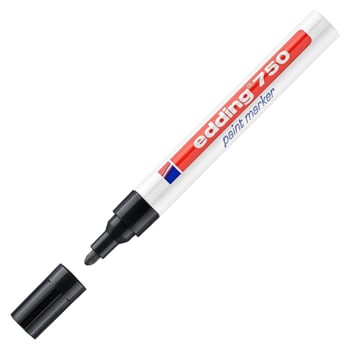 Edding E-750 Tam Örtücü Boya Markörü 2-4mm Siyah