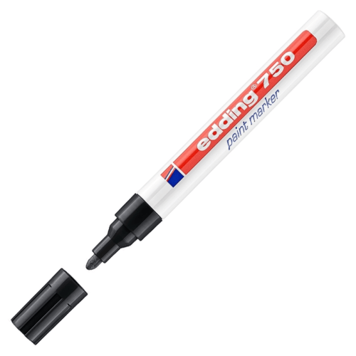 Edding E-750 Tam Örtücü Boya Markörü 2-4mm Siyah