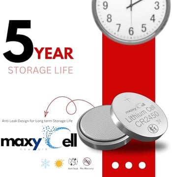 Maxycell 2450 Cr2450 Lityum Düğme Pil 3v Dl2450 (6\'lı Paket)