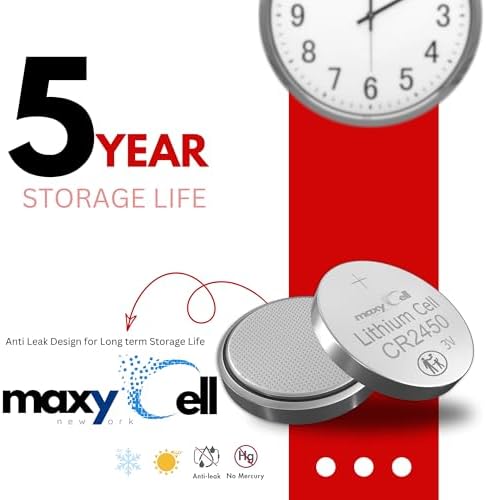 Maxycell 2450 Cr2450 Lityum Düğme Pil 3v Dl2450 (6\'lı Paket)