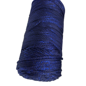 P Parla Makrome İpi 3mm Polyester Lacivert Simli