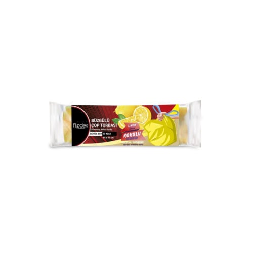Flodex Büzgülü Limon Kokulu Çöp Torbası Orta Boy 25*120