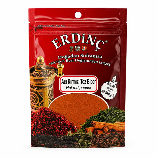 Erdinç Acı Kırmızı Toz Biber 25gr