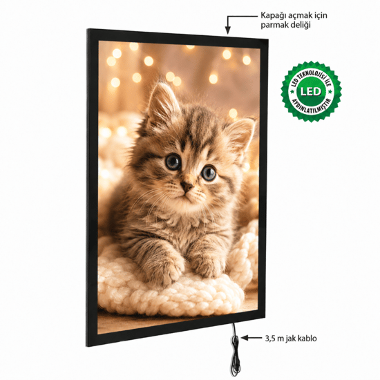 Magneco Ledbox Tek Taraflı Işıklı Çerçeve B2