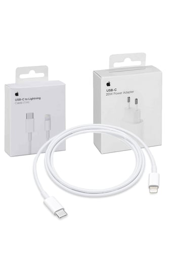 Adeyo Store Orjinal İphone 12 Pro 13 Pro 20w Hızlı Şarj Aleti Seti Usb-c ( Kablo Dahil )