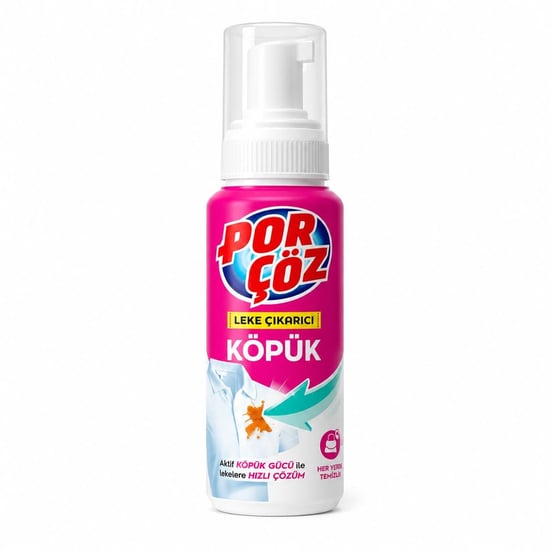 Porçöz Köpük Leke Çıkarıcı Sprey 90 Ml