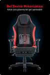 Fashcolle Globe Pro Black-red Oyuncu Koltuğu