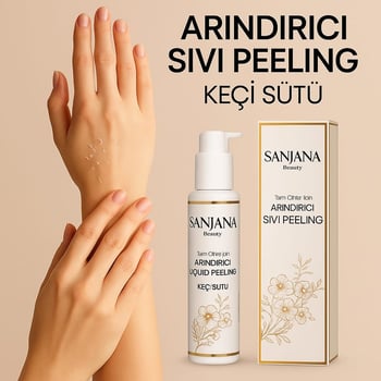 Sanjana Beauty Keçi Sütlü Peeling 125 Ml, Ölü Deriyi ve Kiri Arındırır